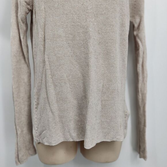 Tahari Pullover Sweater Womens Size Medium Relaxed Fit Light Weight Linen Blend - Picture 6 of 11